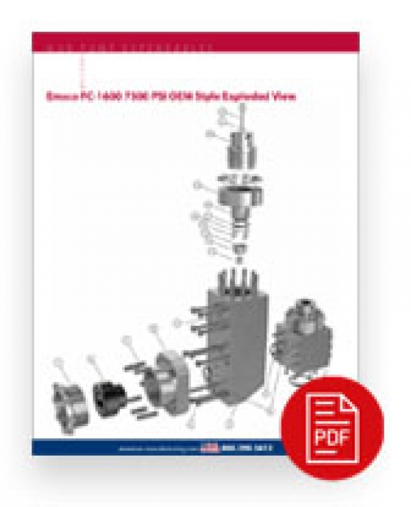 PPNO 80716034 FC-1600 Fluid End Assembly 7500 PSI